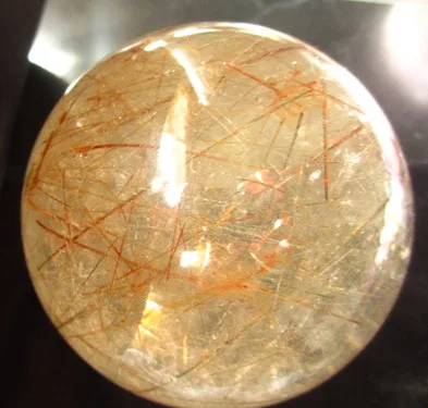 drilled quartzcrystal ball