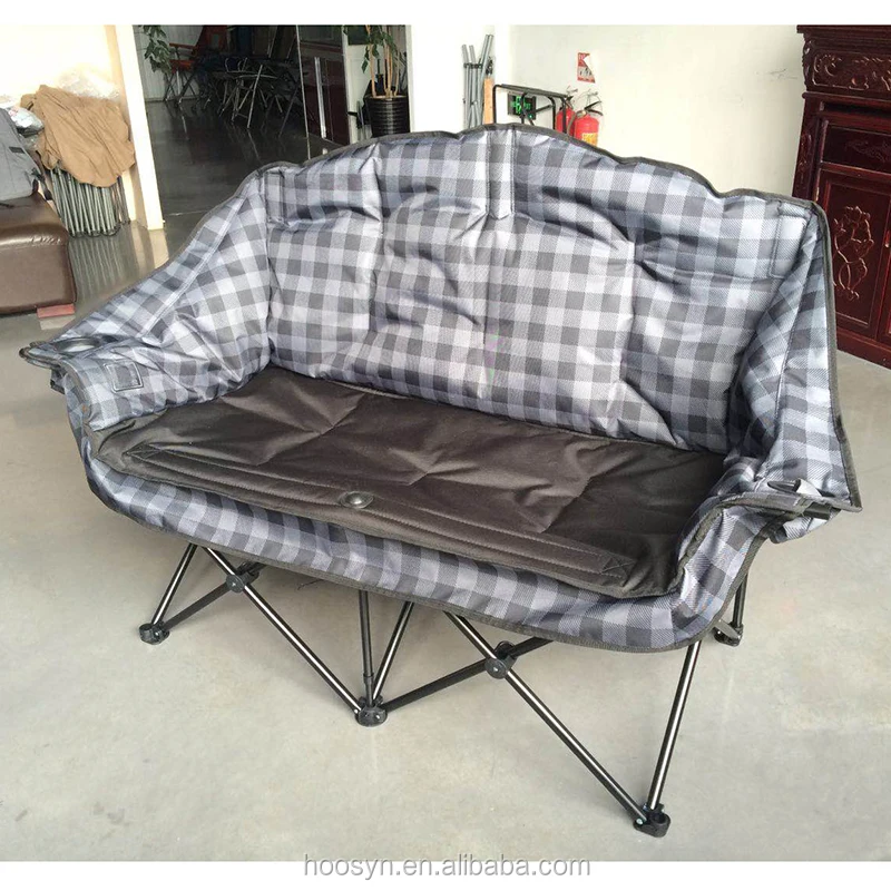 Outdoor Portable Folding Double Seat Camping Chair With Logo Buy