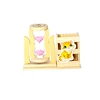 FQ brand wood Sand Color purple pen container 8 hour sand timer 24 hours hourglass sand timer