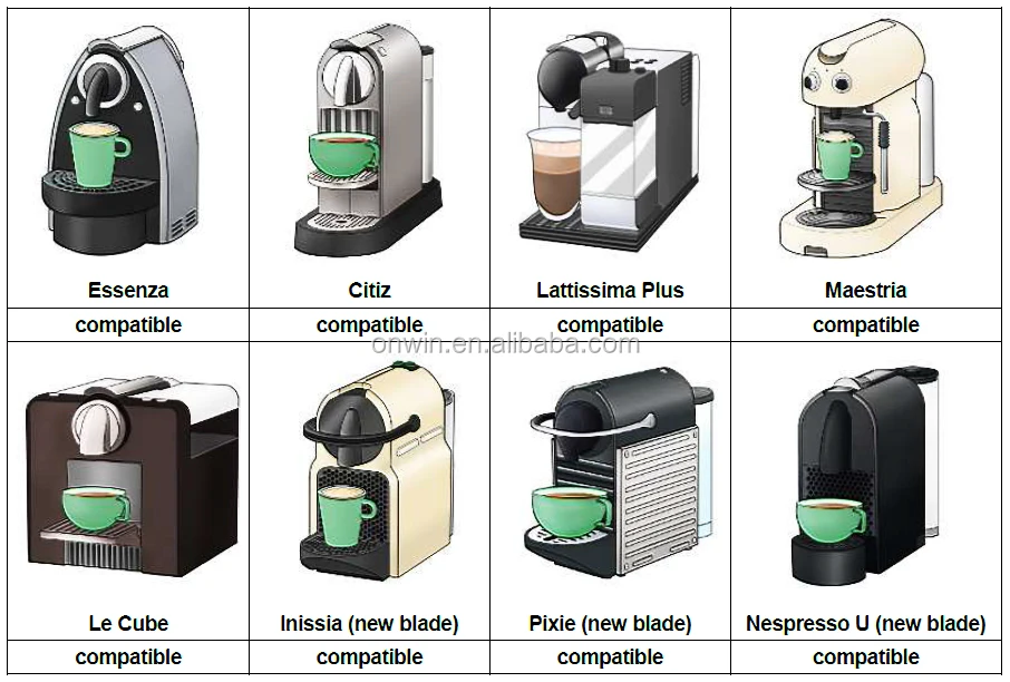 all nespresso machines