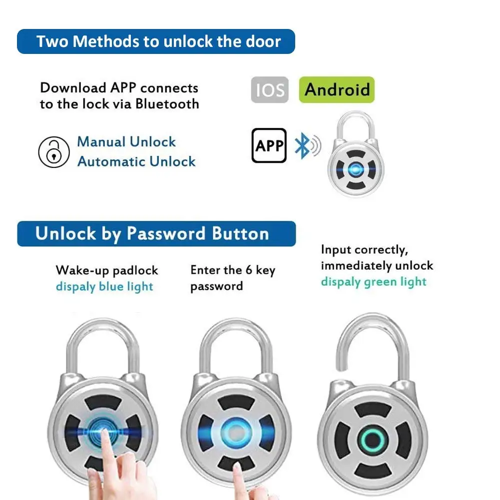 bluetooth padlock