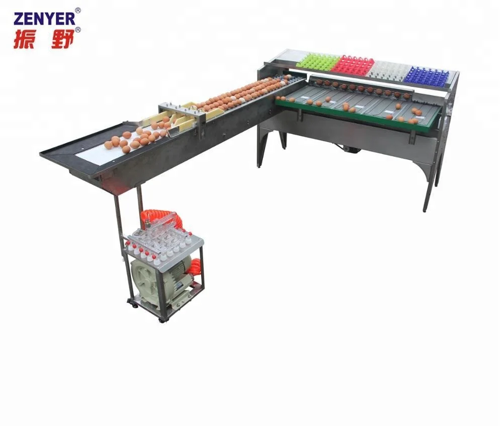 
egg classification machine grading machine with vacuum egg lifter 