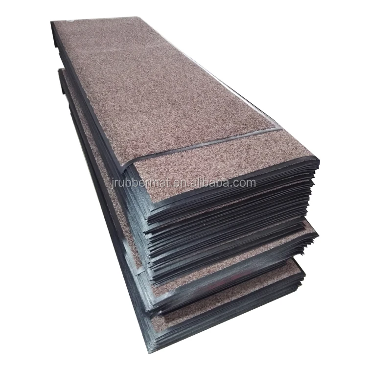 Grey Black Floor Mats All Weather Door Mats For High Traffic Areas