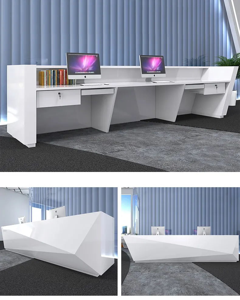 Modern design office counter Chinese manufacturer reception desk large reception desk