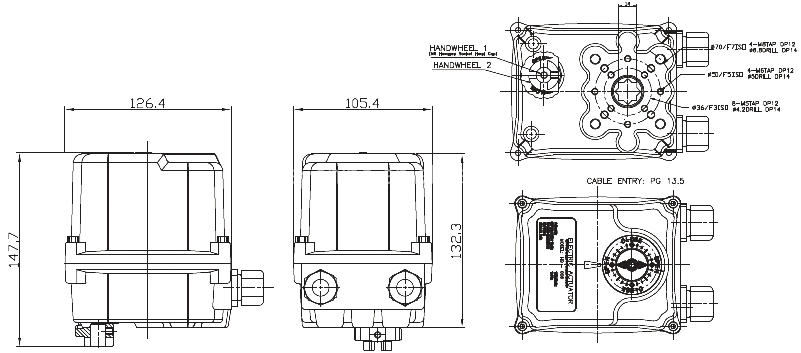 Electirc Quarter-Turn Actuator,HQ-006 Actuator Made In Korea Original