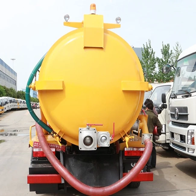 Low Cost And High-quality Septic Tank Suction Trucks Sold Overseas ...