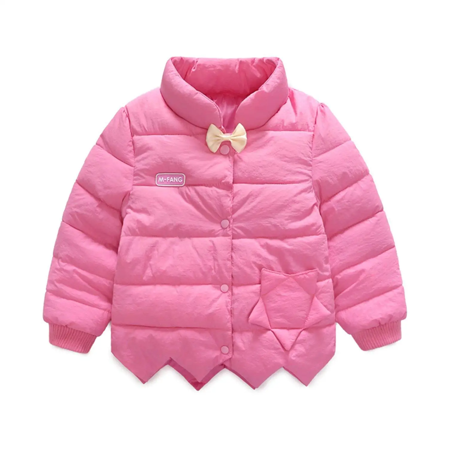 Tronet Kids Winter Raincoat Boys Girls Cartoon Dinosaur Hooded Zipper Coat Toddler Cute Outwear