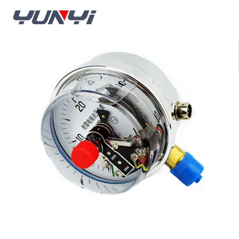 Digital hydraulic electric contact pressure gauge