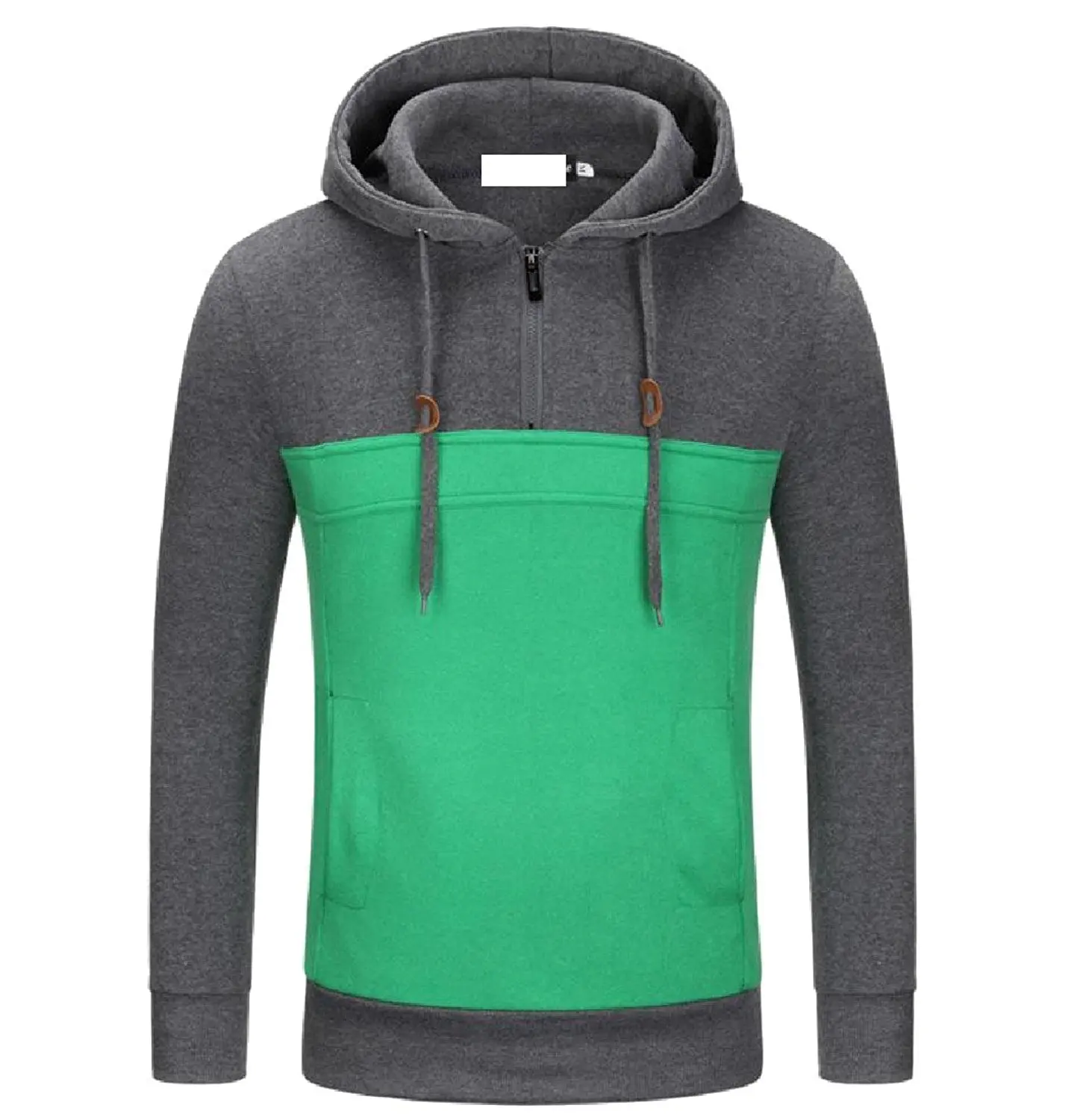 QueenHandsMen QueenHands Men Drawstring Novelty Hood Camouflage Pullover Tunic Sweatshirt