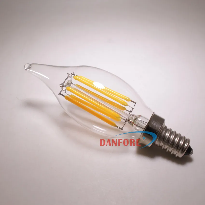 Shenzhen led E12 base C32 B10 led bulb 2W 4W 6W candelabra LED bulb