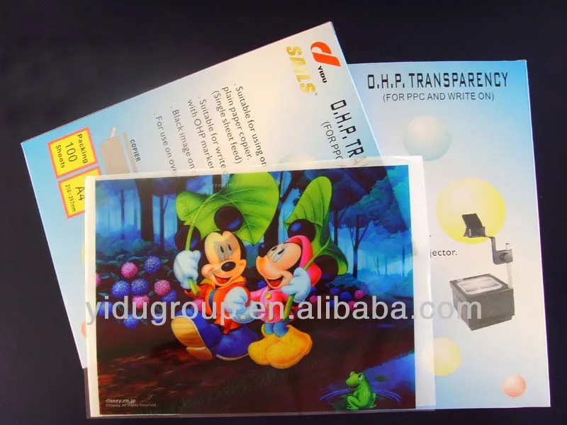 a3 transparency film laser printer