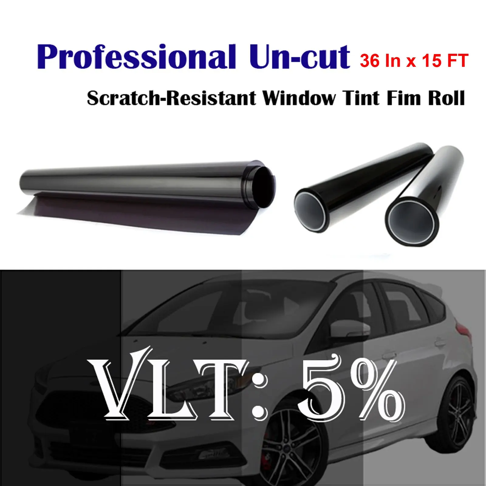 20"x10' Ceramic Window Tint Roll 35 vlt Moderate Dark Nano Ceramic