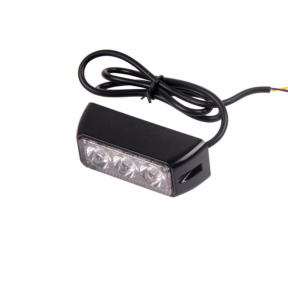 Motorcycle Light 12v 3w 3led Motorcycle Led Strobe Light Waterproof Motorcycle Strobe Light