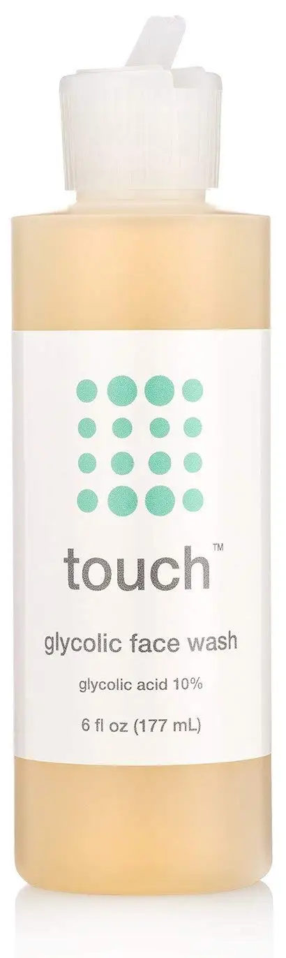 10% Glycolic Acid Face Wash, Non Drying & Low pH, Foaming Exfoliating Cleanser - Sulfate Free, Oil Free, Reduces Blackheads, Acne scars, Anti-Aging, Minimizes Pores - 6 Ounce