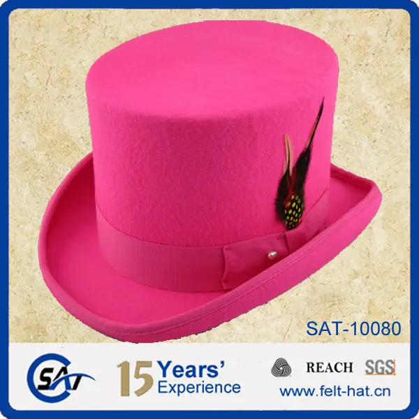 pink top hat