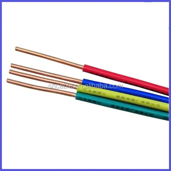 Copper Conductor Electrical Wire Roll Pvc Insulated Electrical Wire