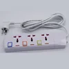 Universal power strip multi plug extension cord parts with light sockets