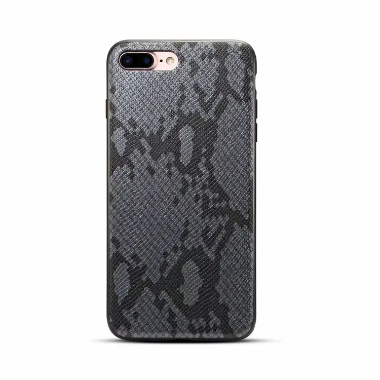 New Product 2 in1 TPU+PC Shockproof Snakeskin Mobile Phone Case Back Cover for iphone 7 8 Plus