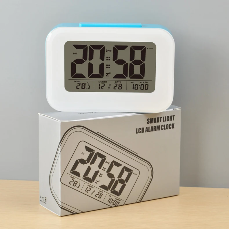 Study Desk Small Digital Clock With Time Date Temperature Sign