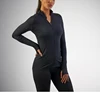 FULL ZIP JACKET Mesh panelling sweatshirts 95% Polyester 5% Elastane Dropped back hem Thumbholes jacket