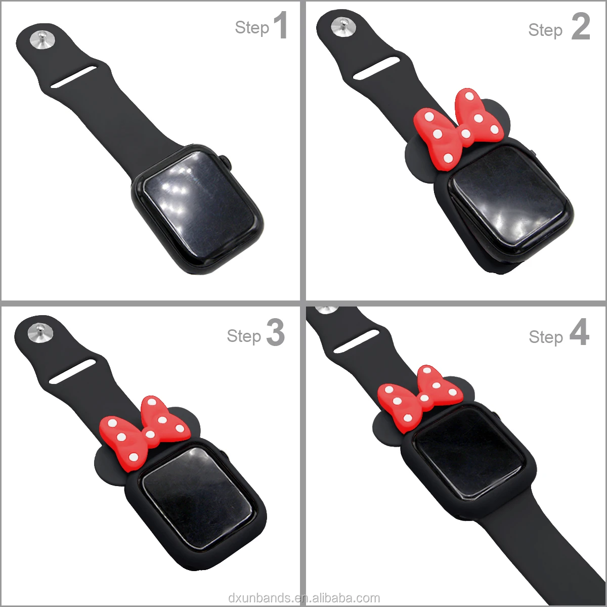 For Apple Watch New Series 4 Cute Cartoon Tpu Case Cover 44mm 40mm Soft