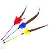 Cat feather wand toys cat teasing flying toys