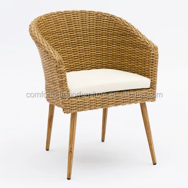 Outdoor Indoor Use Poly Rattan Furniture Dining Set Four Seats Dining