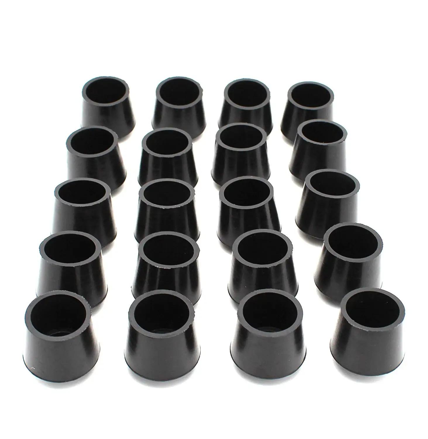 50mm 8 Pcs Rubber Chair Floor Protector Ferrule Cap End Tips Chair Floor Protector Ferrule Cap End