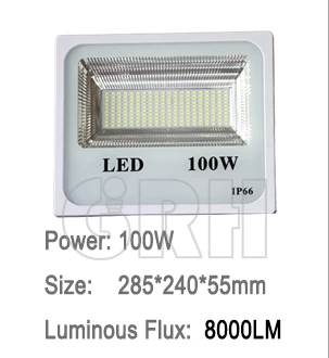 led chip wide beam angle with lens design 150W led flood light