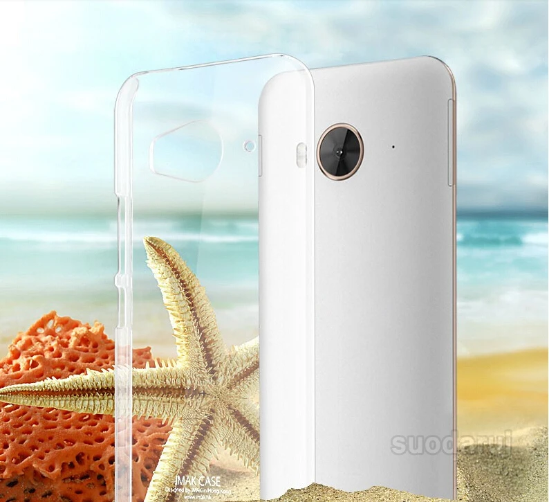 Fashion Crystal Plastic PC Case For HTC One Me Transparent Clear Hard Case Protective Cover
