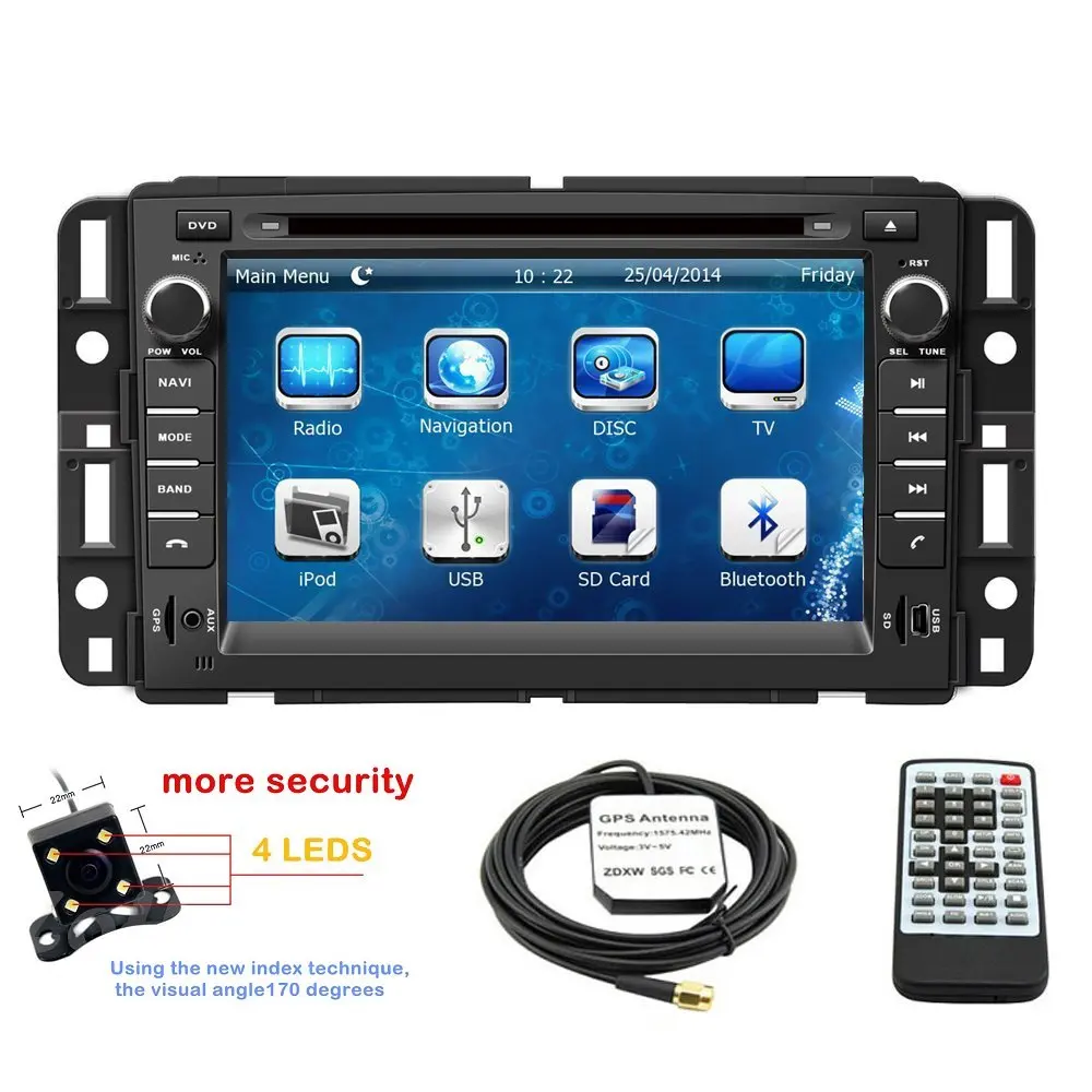 Tahoe Navigation System Find Deals On Get Quotations 7 Inch Touchscreen Monitor Car Gps Navigation System For Gmc Yukon 2007 2017 Acadia