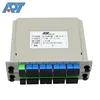 High reliability tray plug in type mounted splitter easy to insert and pull out 8 16 channel fiber optic PLC splitter