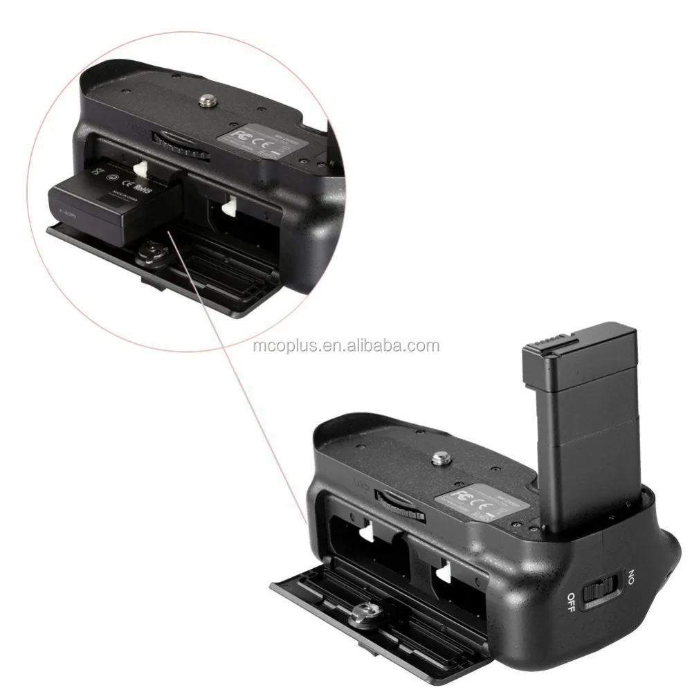 Mcoplus MK-D5500 Vertical Battery Grip for Nikon D5500 Compatible with 2 x EN-EL14a Lithium ion Batteries