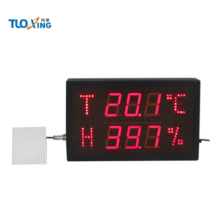 digital temperature and humidity display