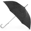High Quality Auto Open Water-Resistant Little White Dots Stick Umbrella