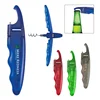 Innovative gift blank logo kitchen customized mini folding portable lazy wine opener plastic wing corkscrew with bottle opener