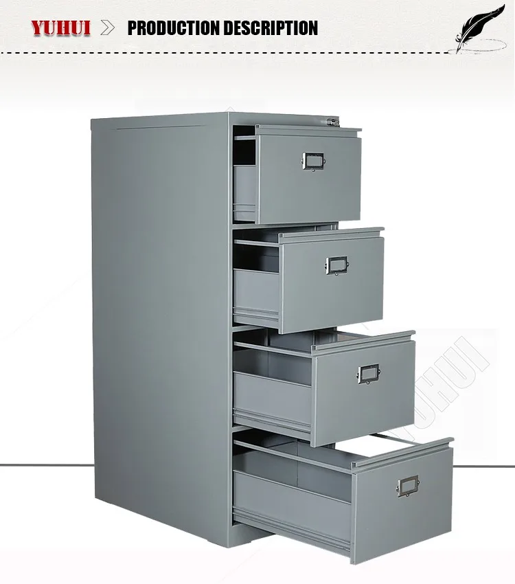 Durable Four Drawer File Cabinets Metal Filing Cabinet Godrej