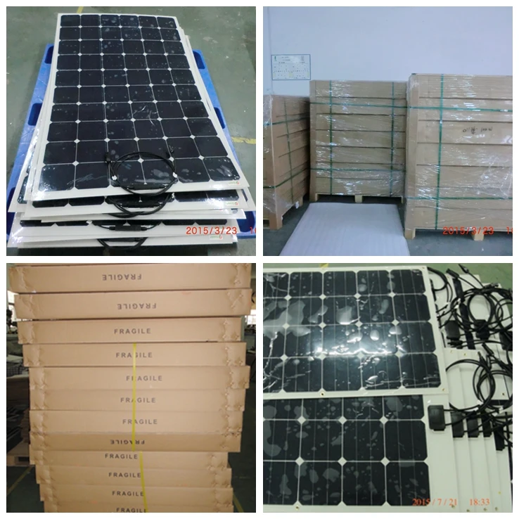 Ultra Flexible solar panel sunpower manufacturers 180w kit