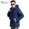 YIZHIQIU Outdoor USB Heating Assault Cotton Plus Size Mountaineering Men Rain Jacket