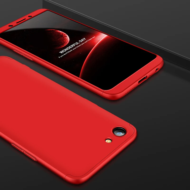 2018 hot sell 360 cover Removable 3in1 Hard PC Shield Back Cover Case for OPPO A83 phone cases