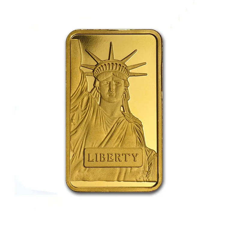 1oz Tungsten Filled Gold Bars 24k Pure With Thick Gold Plated Buy