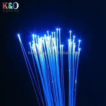 Star Ceiling End Glow Plastic Pmma Bare Fiber Optic For Lighting