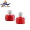 2017 red and white pull cap push 24mm 28mm pull cap plastic water bottle cap push pull hot sale in USA