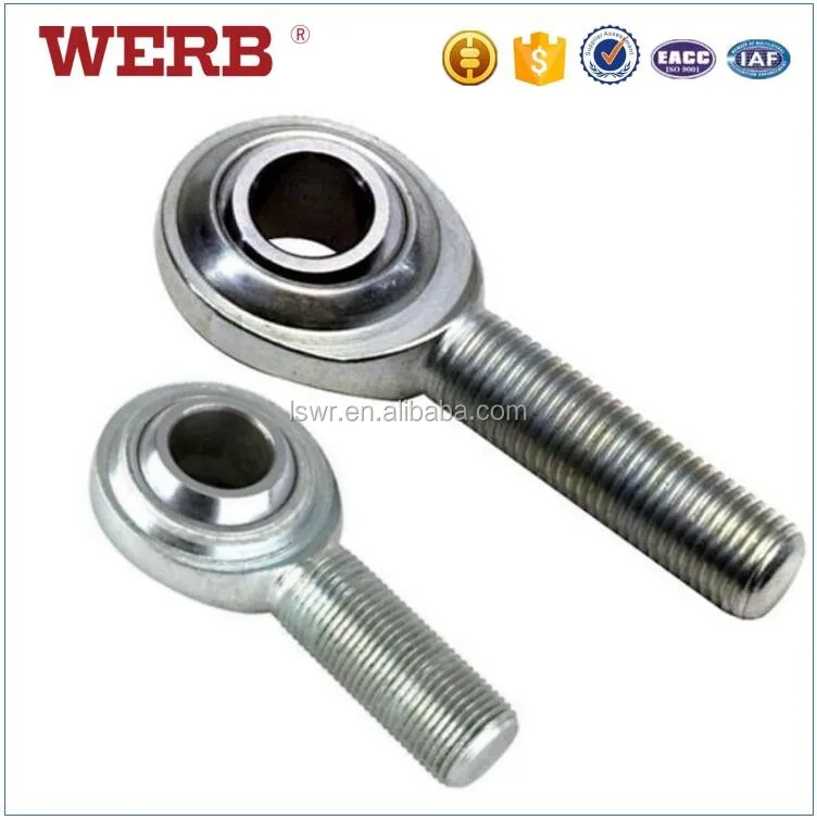 WERB Gcr15 steel M20*1.5 NOS20 spherical ball joint rod ends bearing