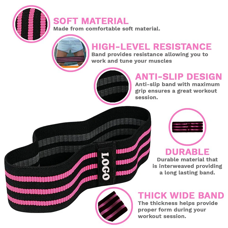 Amazon Popular Rubber Exercise Band Fitness Band Loop Resistance Bands Loop