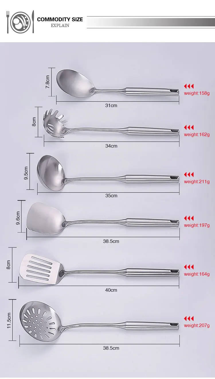 high quality kitchen utensil set