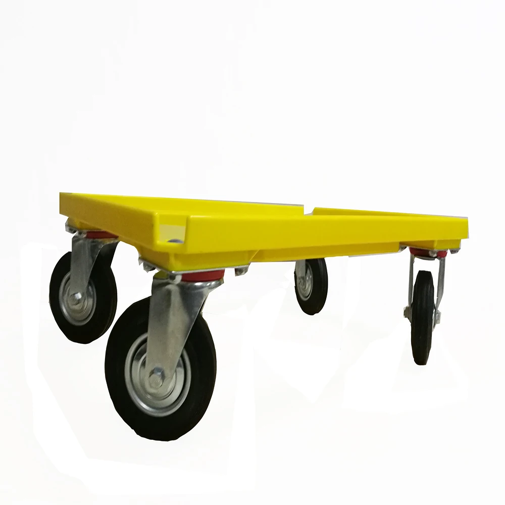 Heavy Duty Stackable 4 Wheels Abs Dolly Transport Plastic Tire Dolly
