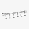 Stainless Steel 304 Rack Rail Wall Mount Movable Hanger Hooks for Kitchen