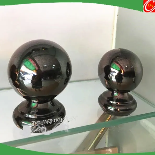 Hot sale stainless steel handrail ball center post for stair decoration