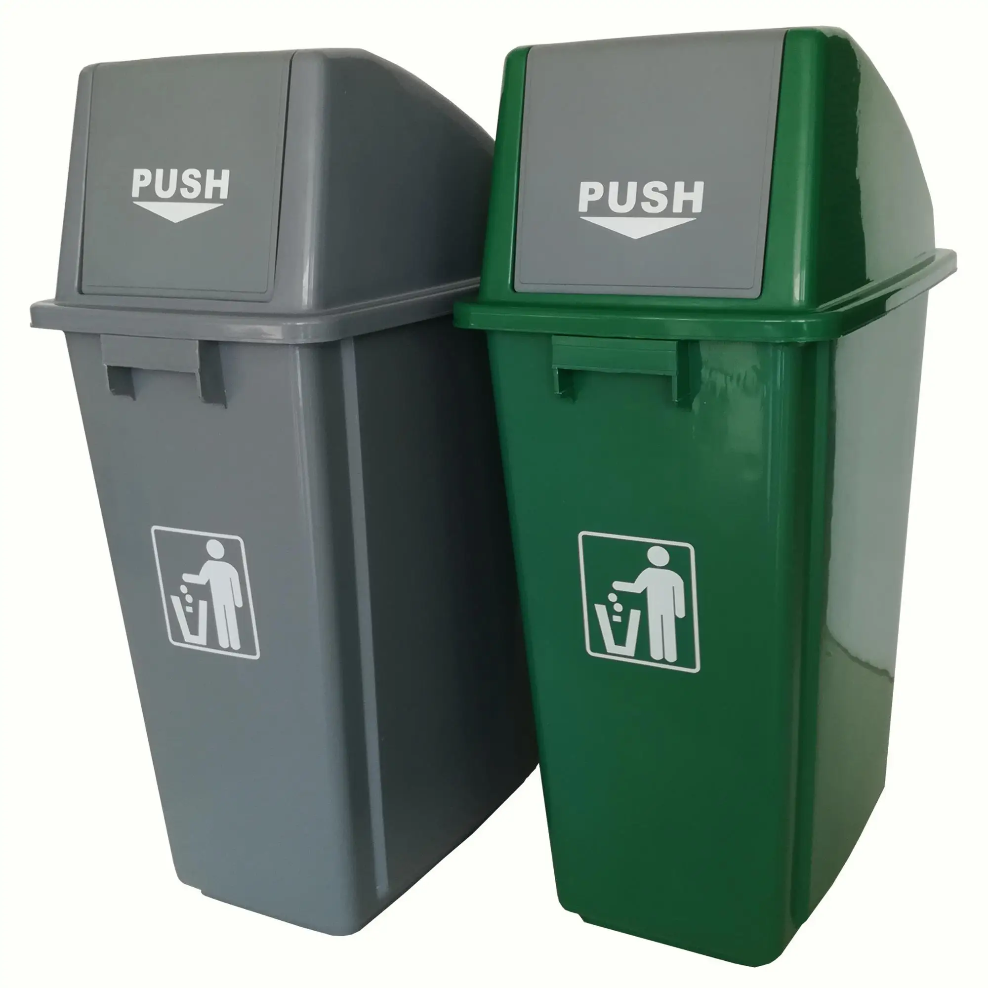 Push Lid Indoor Recycling Trash Garbage Container Buy Garbage
